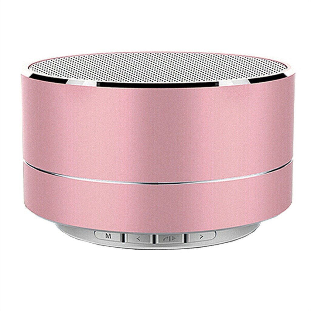 HIPERDEAL Draagbare speaker met LED voor iPHONE draagbare surround sound box voor mobiele telefoon MP3 draadloze mini draagbare speaker: Roze