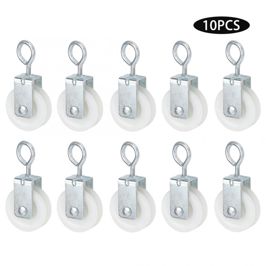 10Pcs Plastic Pulley Greenhouse Pulley Ventilation Outlet Pulley Accessories for Agriculture Farm for Agriculture Livestock Farm