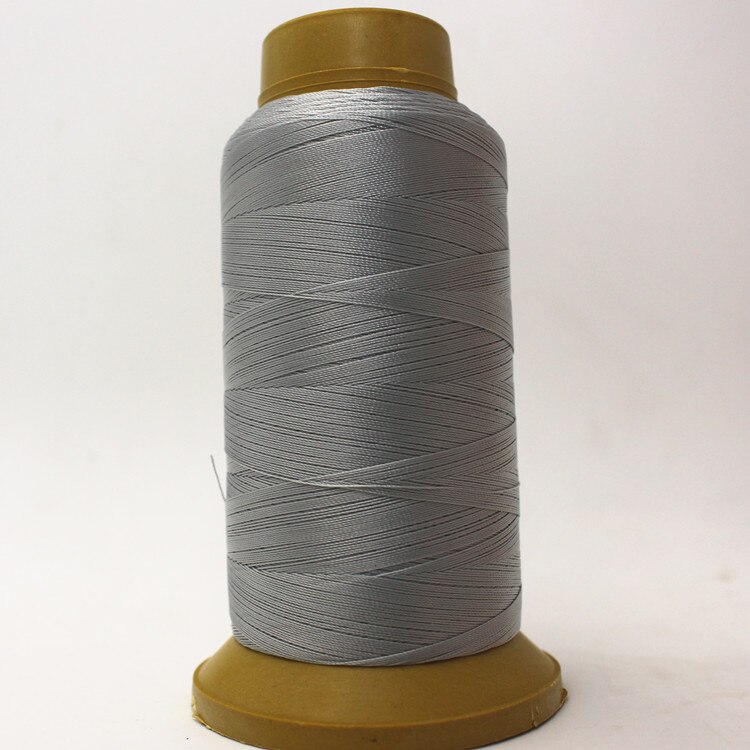 Hilo de coser de alta elasticidad de nailon 150D, tela elástica de punto, accesorios de costura: Gris