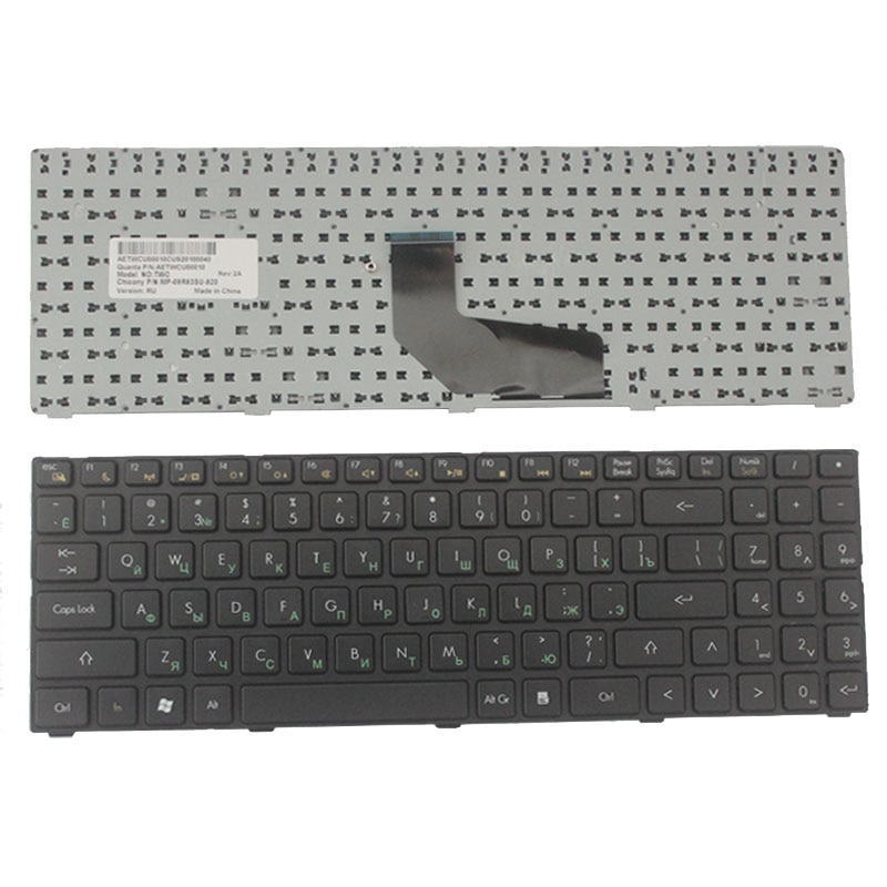 Russian laptop Keyboard for DNS twc-n13p-gs 0165295 0155959 0158645 MP-09R63RU-920 AETWCU0010 RU Black keyboard