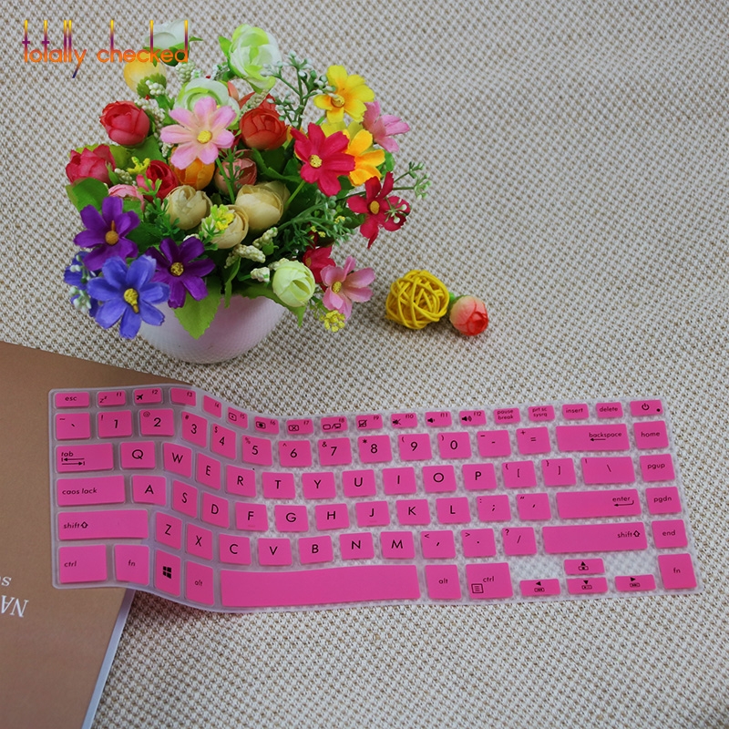15 pouces Ordinateur Portable Clavier protecteur housse Pour ASUS VivoBook 15 X505 X505ZA X505Z X505BP X505B X510U A505Z A510U 15.6": pink
