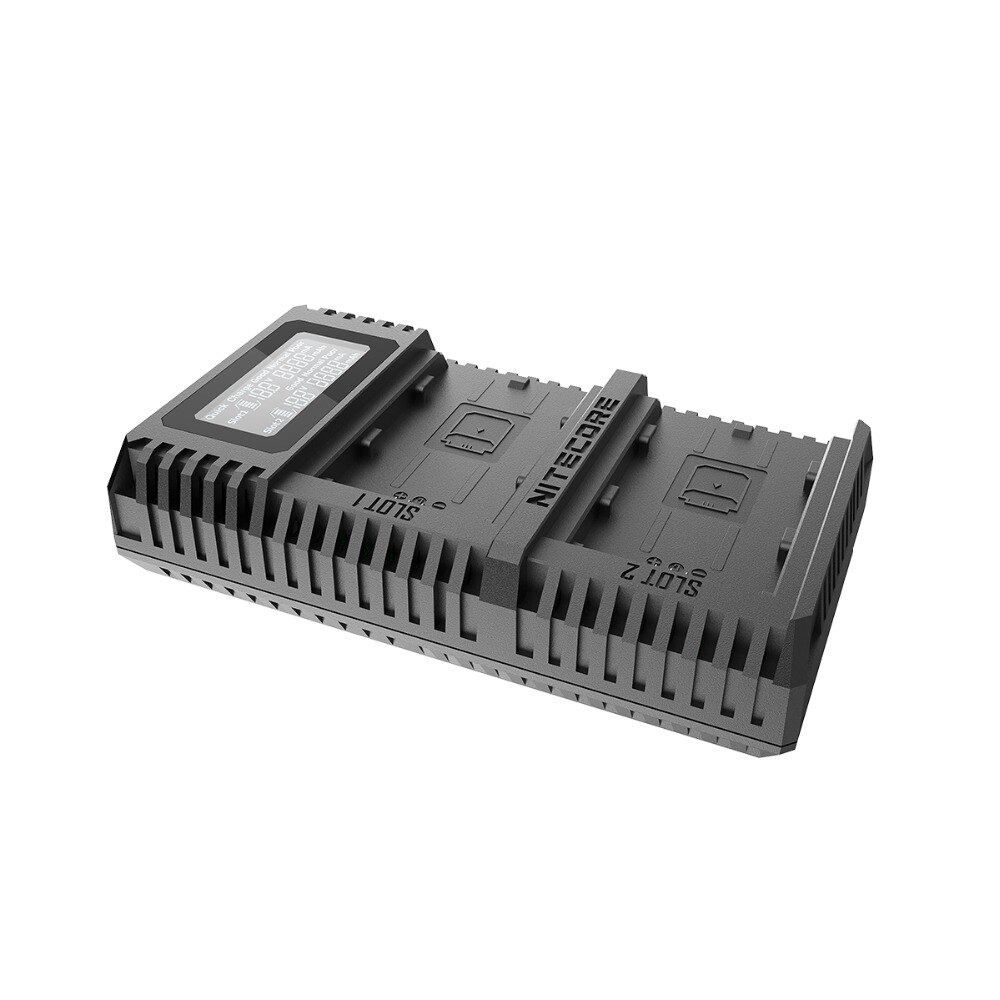Nitecore USN4 Pro double Slot USB QC chargeur pour Sony a7 III, a7R III, a9 (ILCE-9) compatible avec les batteries de caméra NP-FZ100