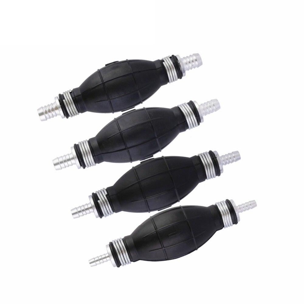 6MM 8MM 10MM 12MM Rubber And Aluminum Fuel Line Pump Primer Bulb Hand Primer Gas Petrol Pumps For Cars Ship Boat Marine