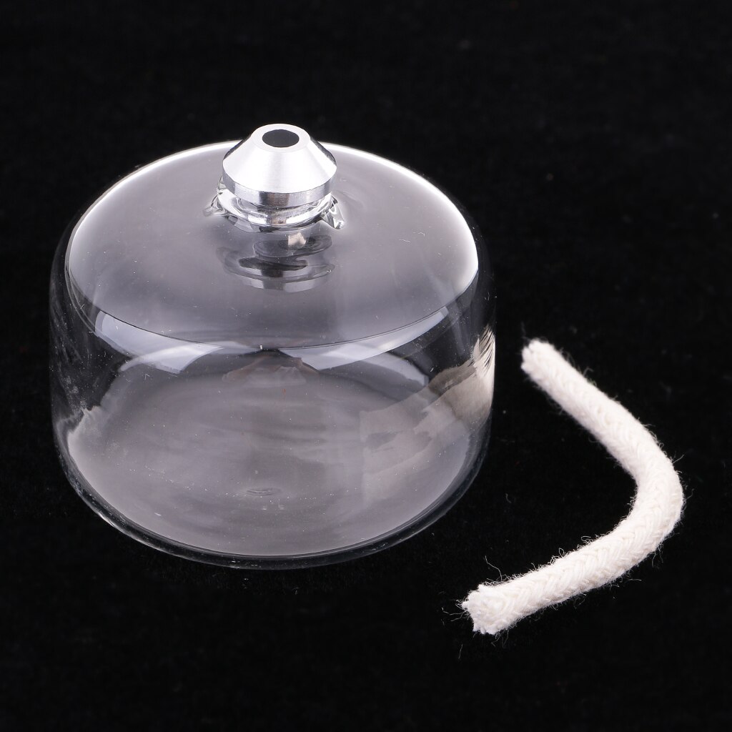 35ml Clear Glass Alcohol Lamp with Wick for Stirling Engine Heating Tools Accessories
