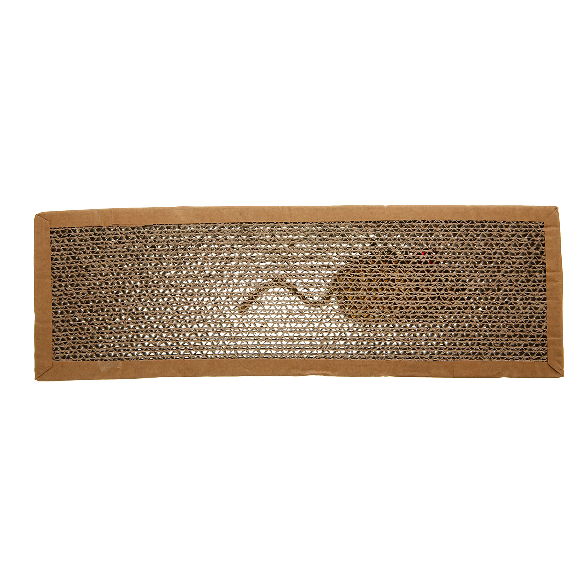 Kat killing kradsebræt kæledyrs blød sengemåtte klør plejelegetøj bølgepapir kradser kat træningslegetøj 38cm