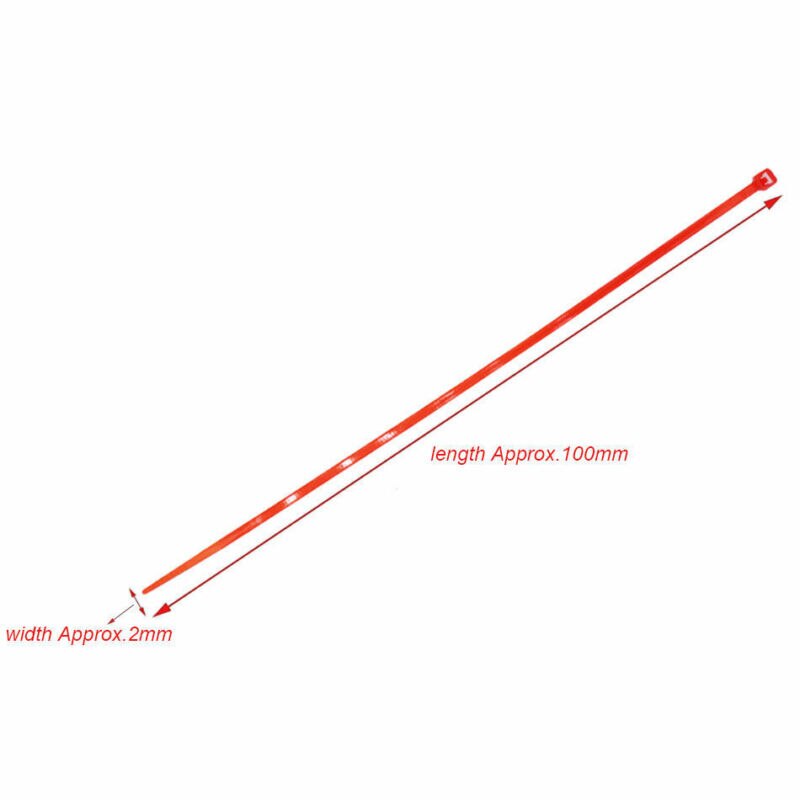 2.5/3x100mm Multiple colors Cable Zip Tie Approved Loop Wrap BundleTies Nylon Plastic Cable Ties Zip Tie Wraps 30pcs .