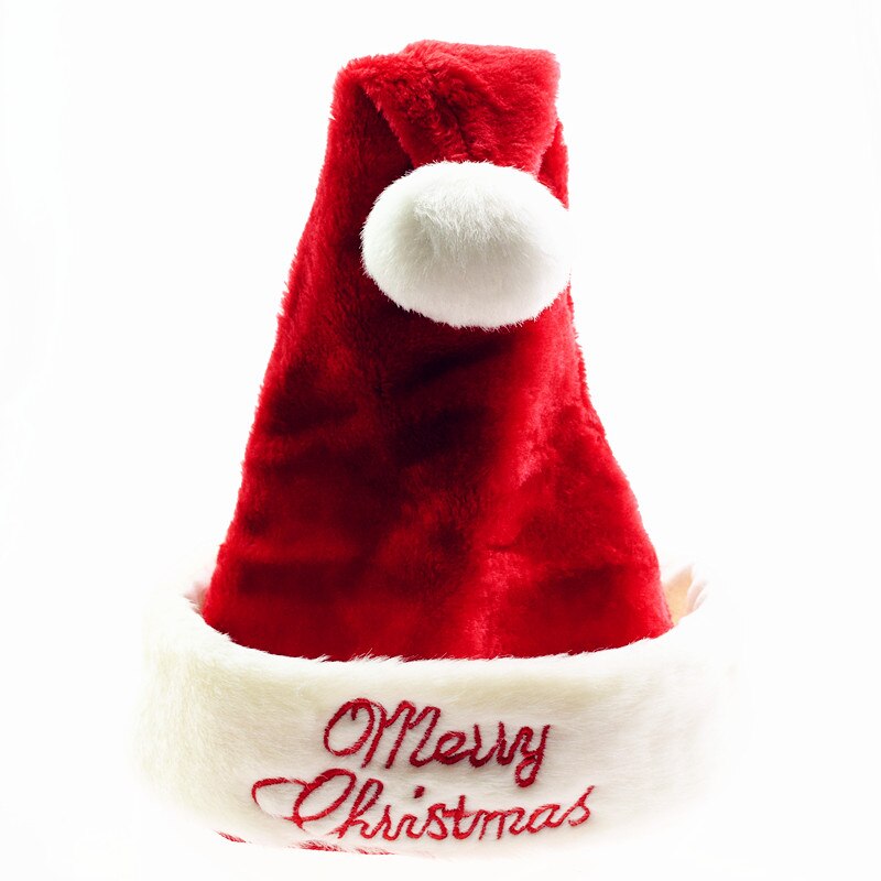 Sombreros de Navidad de Papá Noel para adultos y niños, gorros de árbol de Navidad, rojo azul a rayas, decoración de navidad, de Año ,