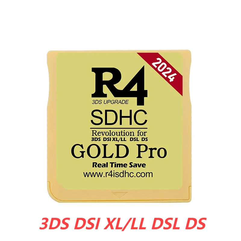 adaptador R4 SDHC, tarjetas de memoria Pro, tarjeta de grabación de videojuegos R4I SDHC, Flashcard 3DS DSI XL/LL DSL DS RTS LIFE, tarjeta Com de juego: Negro