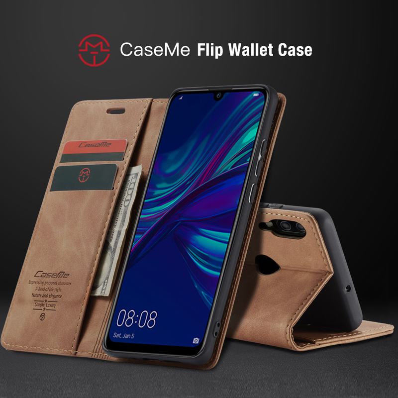 Para Huawei P Smart funda Honor 10 Lite imán de lujo Flip Retro Cartera de cuero bolsas de teléfono para Huawei Psmart Coque