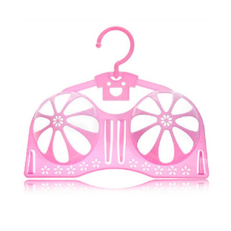 Smart Bra Hanger Form Drying Holder Clothes Underwear Rack Protector Storage Shaper Shelving Display Safe Home: Pink