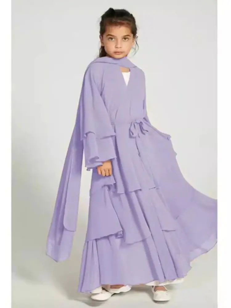 Ramadan Niqab Khimar Chiffon freundlicher Muslim Abaya Dubai Truthahn Islam Kleid Gebets kleidung für Frauen Kebaya Kleid Femme Musulmane
