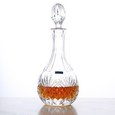 Weinglas Spender Wodka Wein Karaffe Kristall Glas Wein Flasche Whiskey Spender Wodka Bar Wein Glas Karaffe Cocktail Glas: D