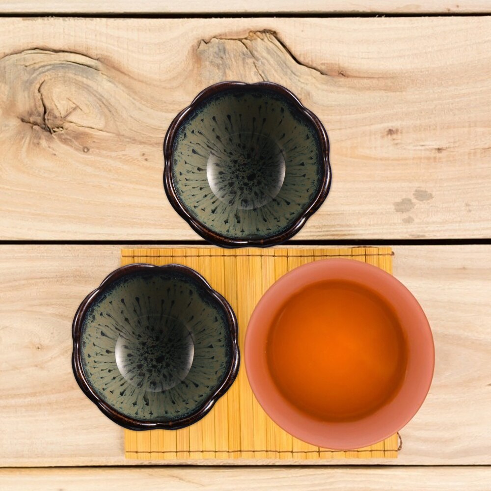 1pc Universal Ceramic Cup Water Cup Japanese-Style Drinking Cup for Restaurant