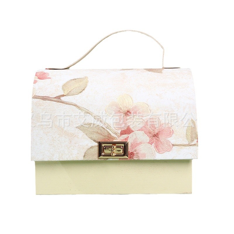 Romantyczne francuskie pudełko na tulipany Ręczne luksusowe opakowanie na prezent urodzinowy w świetle księżyca Uroczystość pełnego księżyca AE Zbiory: Czerwony