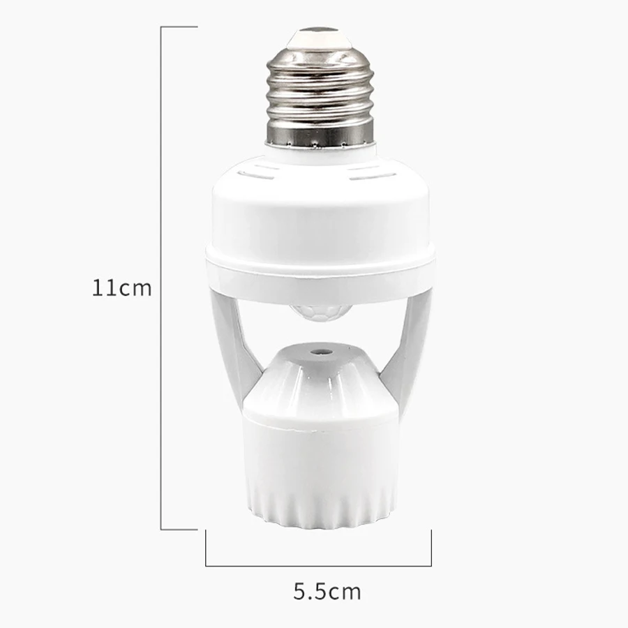 AC85-265V Bewegung Sensor Lampe Kopf Basis E27 E26 Schalter Lampe Halfter Sockel Adapter Konverter Menschlichen Induktion Infrarot Körper Sensor