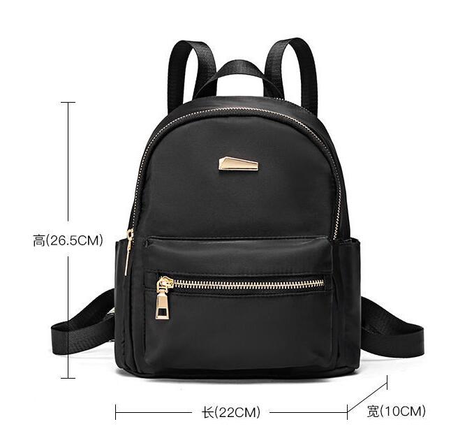 Chuwanglin Women Backpack Backpack Female School Bags For Teenage Girls Backpack Rucksack Women Back Pack D63002: Black 2