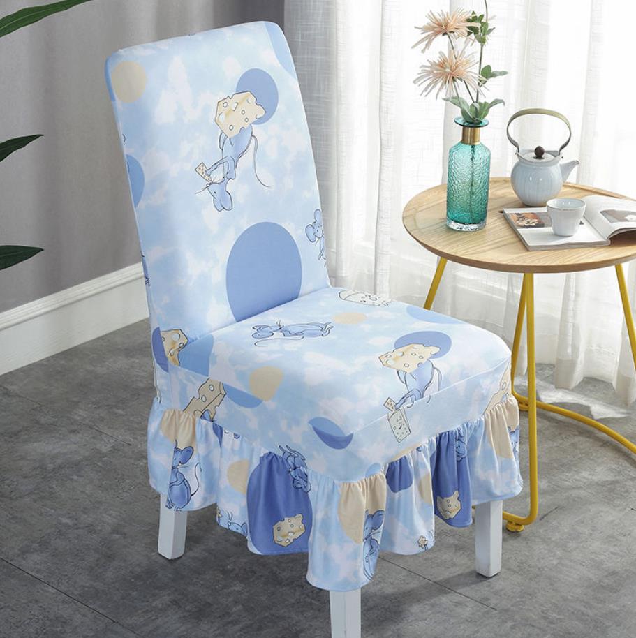 Stoelhoes hoes universele rugleuning hoes eettafel stoel stofhoes thuis eetkamerstoel kussen doek kunstwerk hoes  e11291: 20