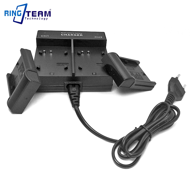 100-240 V de potencia rápido cargador Dual para SONY batería NP-F970 F980 NP-F750 F770 NP-F550 F570 NP FM50 FM70 FM90 para VW-VBD1 VW-VBD2