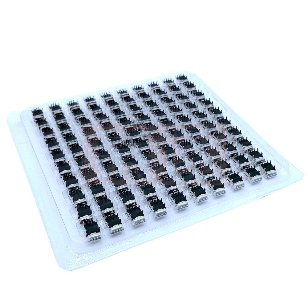 10 Stuks Mini Usb Type B 5-Pin Female Socket Haakse Dip Jack Connector