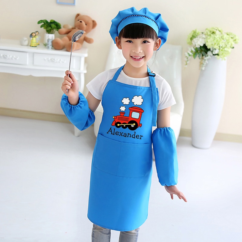 Kinderkamer kunst schilderen koken bakken schorten kind kleuterschool verf kleding voor kinderen