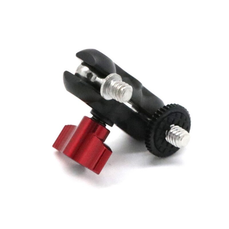 Arm Stabilizer Mount Adapter Dual Ball Head Adjustable Rotatable DSLR Camera LCD Monitor Accessory Hotsale