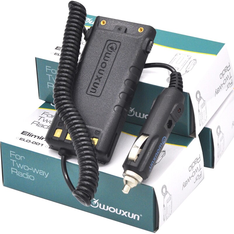 Originele Wouxun Walkie Talkie Batterij Eliminator Adapter Auto Lading Voor Wouxun KG-UV9D(Plus)/ KG-UV9D Ham Radio