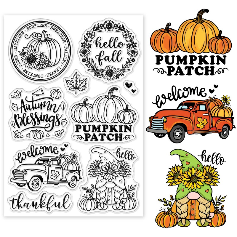 1PC Gear Background Clear Stamps Gear Decorative Clear Stamps Silicone Clear Stamps for Card Making Clear Silicone Seal Stamps