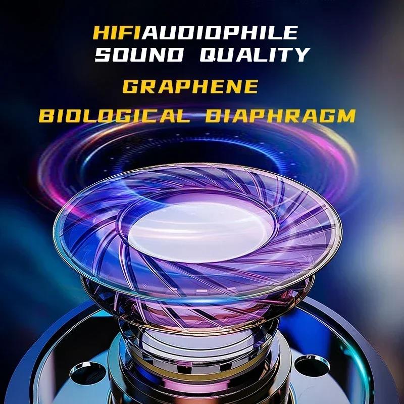 X15 Pro Gaming Earbuds Bezprzewodowe słuchawki Bluetooth z mikrofonem Bass Audio Pozycjonowanie dźwięku Muzyka stereo 9D Zestaw słuchawkowy HiFi dla graczy