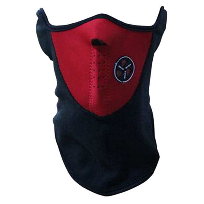 Kinderbandana, nekwarmer, hoofddeksels voor jongens en meisjes, gezichtsdoek, outdoor kinderfiets, winddicht, wandelsjaals: Volwassen rood