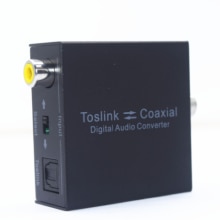 2-way Digital audio converter Coaxial Toslink audio converter for DVD