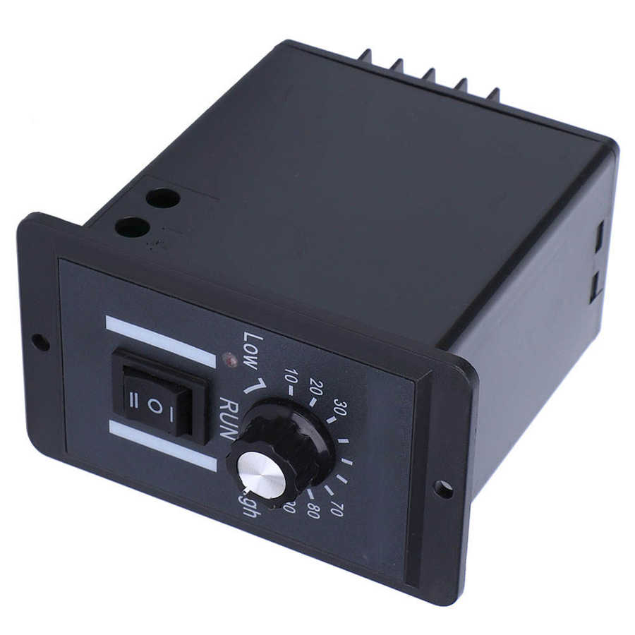 DC Brush Motor Speed Controller DC 12-48V CW Stop CCW Speed Regulator Short Circuit Protection Rate Reduction Motor Governor