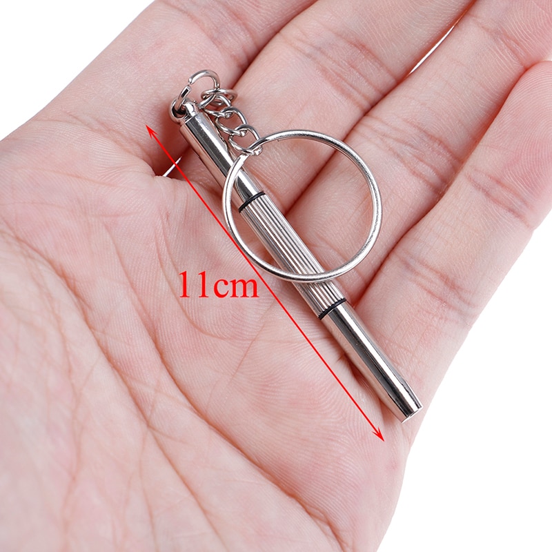 10Pcs 3 in 1 Eyeglass Screwdriver 3 in 1 Keychain Screwdriver Eyeglass Sunglasses Watch Repair Kit Tool