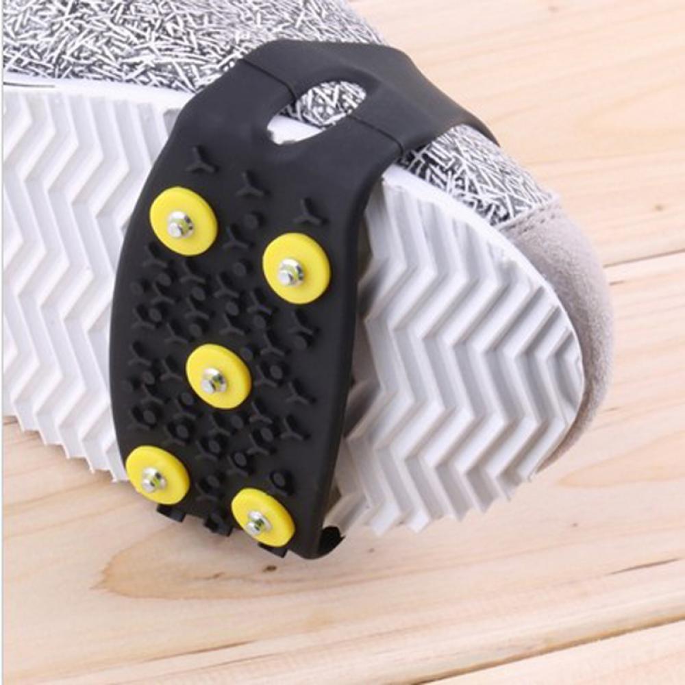 Delicate Sneeuw Ijs Klimmen Antislip Spikes Grips Stijgijzers Schoenplaten 5-Stud Schoenen Cover