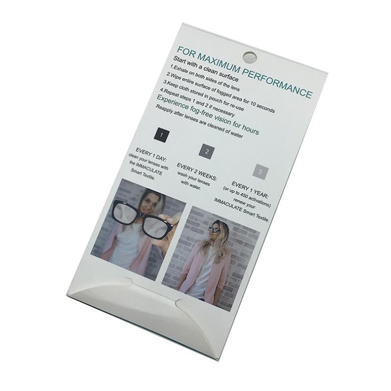 150*150mm Anti-fog Glasses Cloth Thicken Clear View Lens Computer Mirror Clearing Wipe Cloth Myopia Reading Glasses Cloth