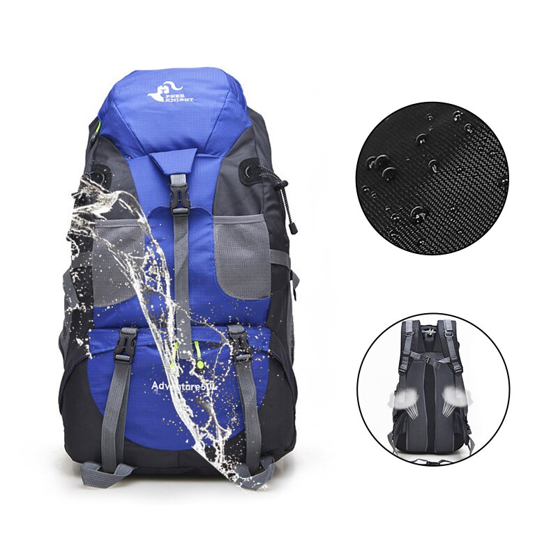 50L Waterproof Ultra Lightweight Hiking Backpack Men Mountain Bags Unisex Outdoor Sport Daypack Travel Climbing Fishing Backpack