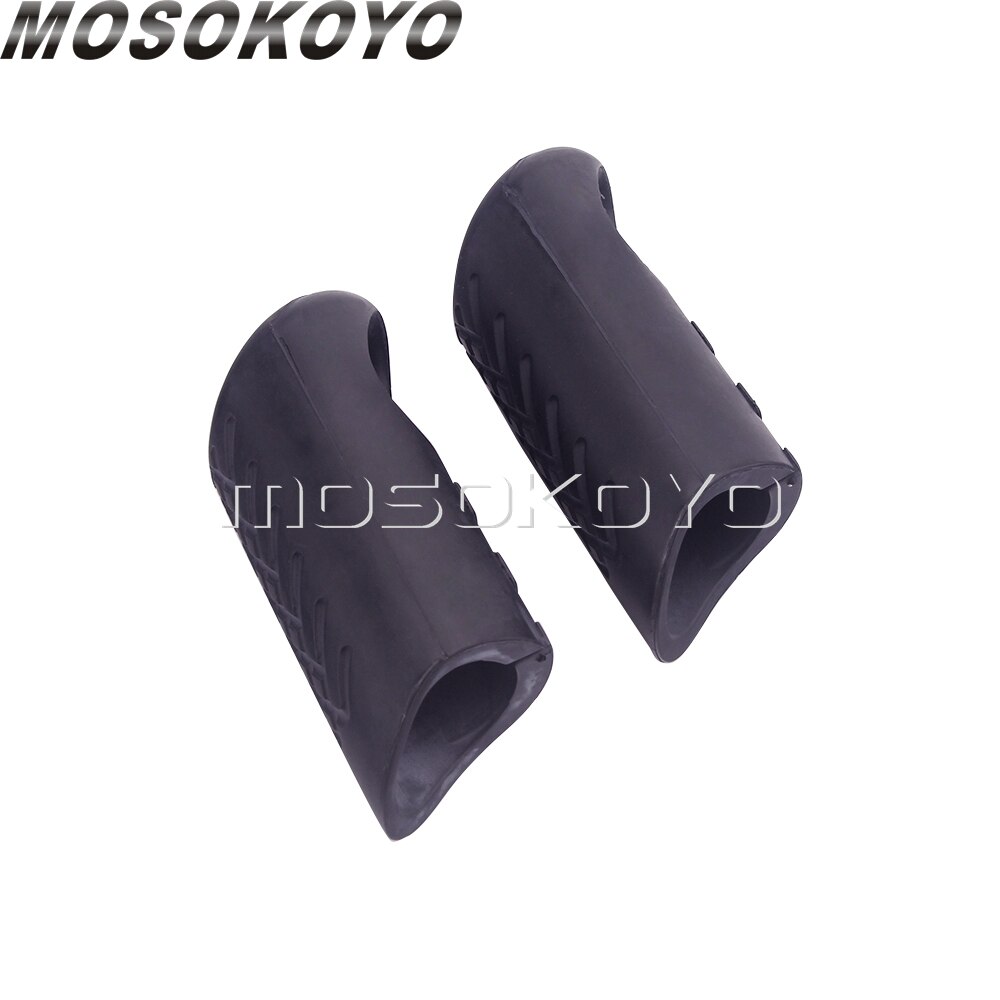 universell 1-1/4 "motorbeskyttelse veibeskyttelsesben ben knebeskytter gummideksel til harley på turné softail fett bob gate bob