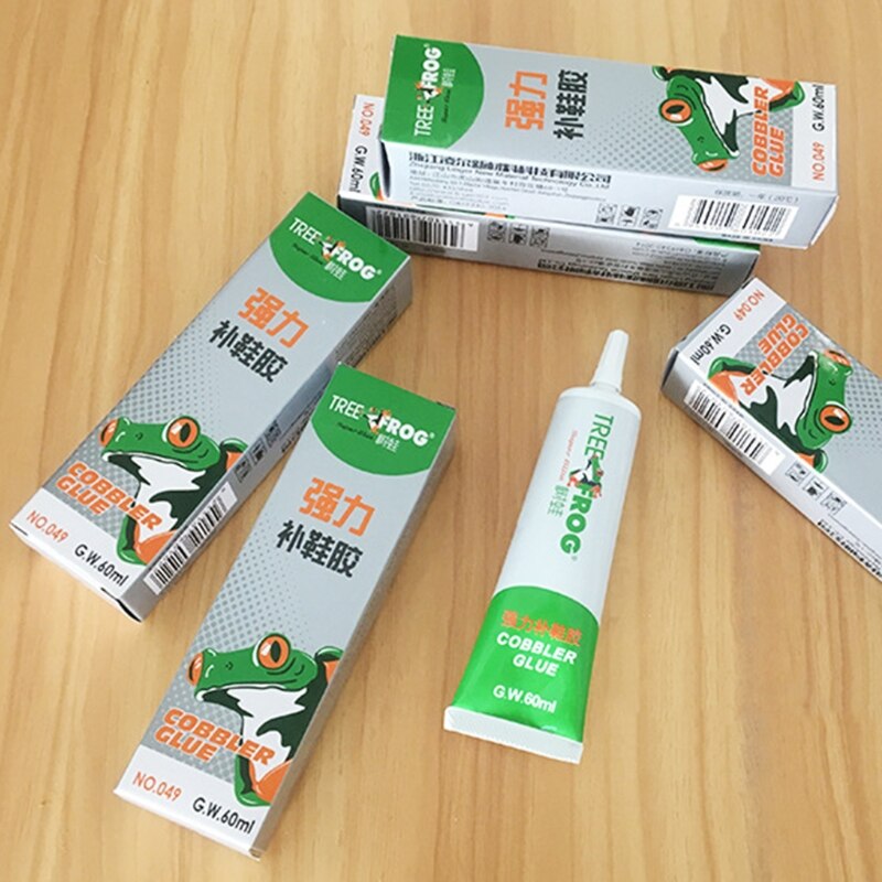 60Ml Super Lijm Reparatie Lijm Voor Schoen Leer Rubber Hout Sterke Bond Schoen Repareren Herstellen