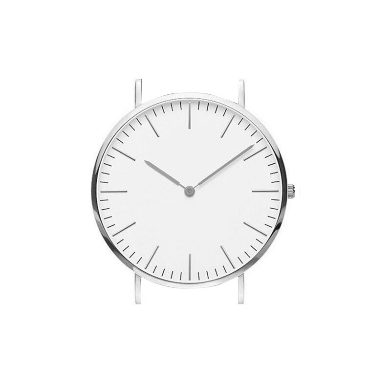schaal horloge hoofd horloge accessoires unisex rose gouden zilveren horloges: Default Title