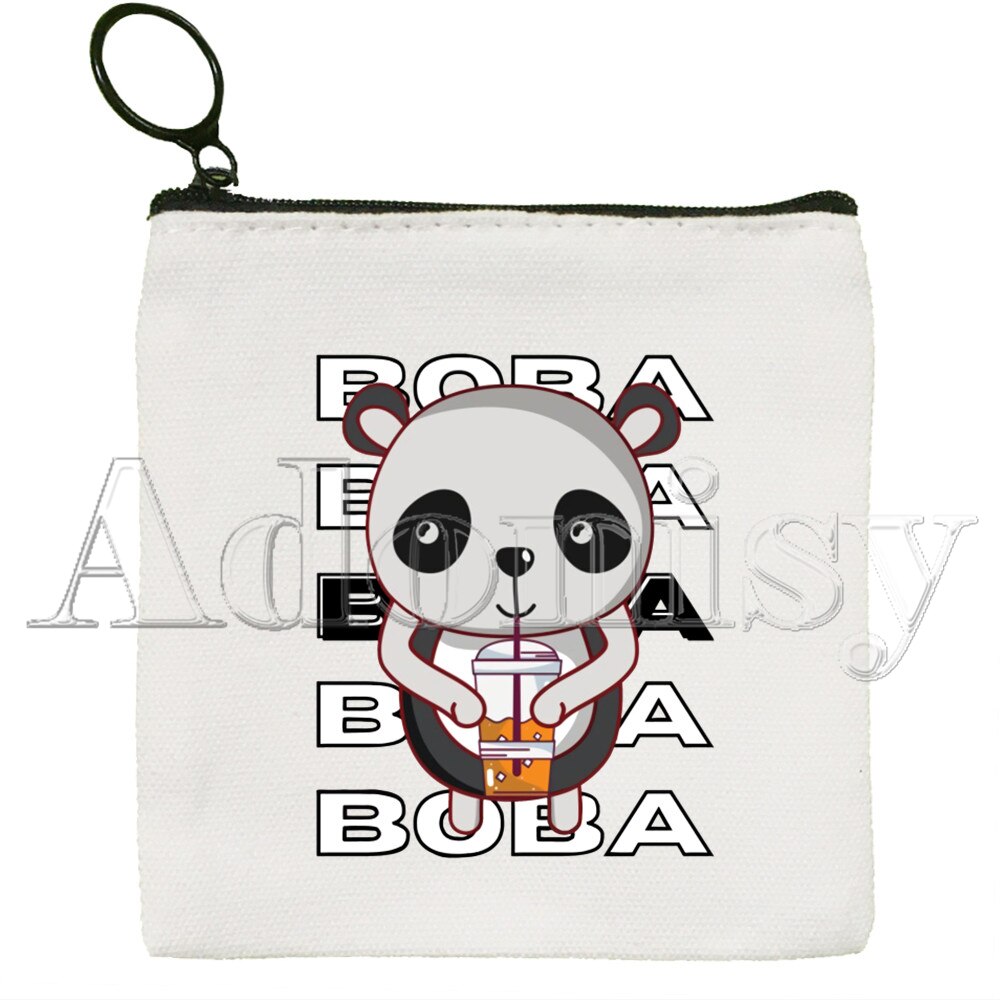 Panda Geldbörse Vintage Mini Brieftasche Ändern Pouch Haushalt Tragbare Schlüssel Karte Speicher Karte Tasche Zipper: P