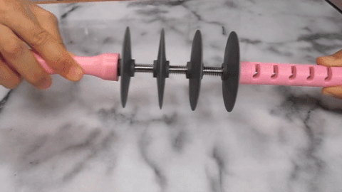 Adjustable Blade Roller Pin Croissant Cutter Multi-function Bread Slicer Set Stainless Steel Croissant Bread Dough Cutter Roler