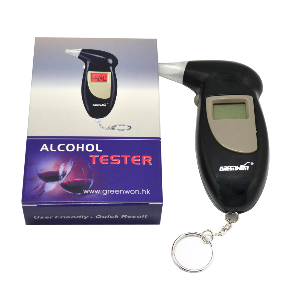 Greenwon alcootest ethylotest digital ethylometre testeur alcool, digital ånde alkohol tester åndedrætsværn