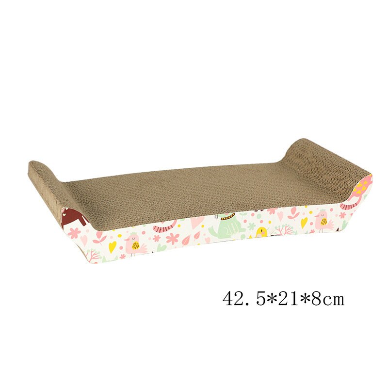 Corrugated Paper Cat Scratcher For Kitten Catnip Cat Scratching Pad Board Mat Scratcher For Cats Pet Toy Game Accessories: A06