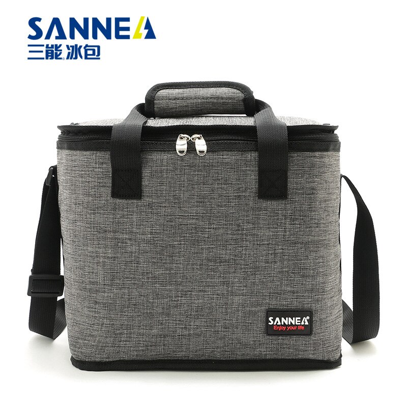 23L Isolierte Mittagessen Tasche Mit Reißverschluss Kühler Taschen draussen Camping Picknick Kasten Tote Tragbare Lebensmittel Lagerung Für Reise