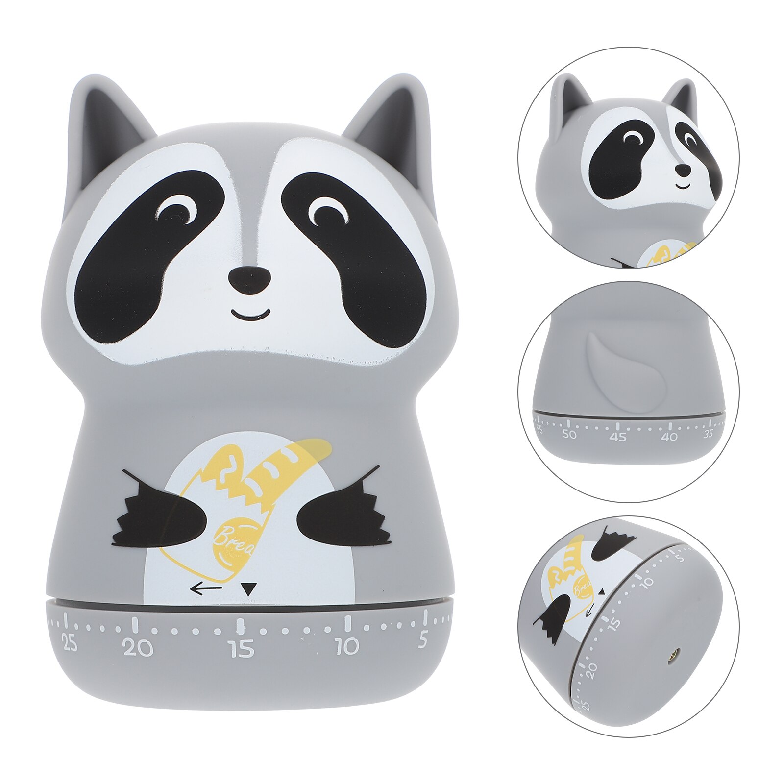 Cartoon Dier-Vorm Timer Mechanische Bakken Timer Draagbare Tijd Herinnering: Assorted Color 1