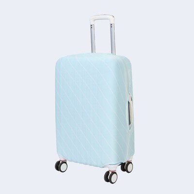 Striped Luggage Cover - Elastic Suitcase Protector - Polyester - 25x60x45cm - Travel Essential: Blue / M