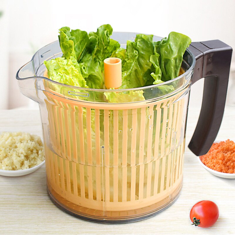 Hand Crank Food Processor Manual Food Chopper Egg Blender Vegetable Dicer Mincer Fruit Chopper MU8669