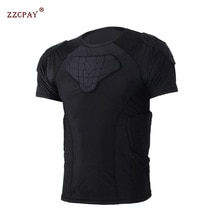 Honingraat shirt rugby sportpak basketbal voetbal pantser botsingskleding heren keeperspak crashpak sportkleding trainingstops