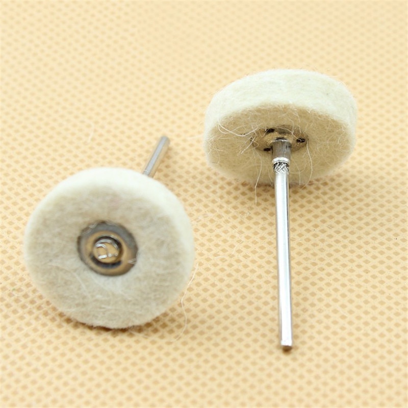 10pcs Dental Polishing Wheel Wool Cloth Cotton Teeth Polisher Prophy Brushes Polishers for low speed straight handpiece 2.35mm