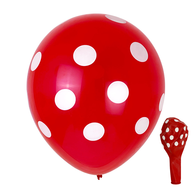 Bruiloft Gestippelde Polka Dot Ballon Decoratie Verjaardag Gestippelde Polka Dot Ballon shi jing Party Gestippelde Polka Dot Ballon