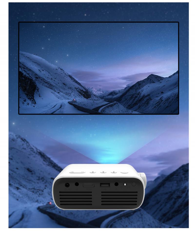 mini Projector High Definition 1080P Draagbare Home Theater Film Live Games Led LCD Micro Projector support HDMI, USB, AV